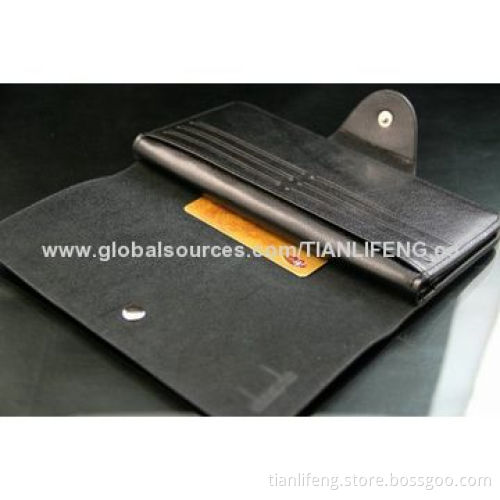 Quilted Leather Wallet for Business Men